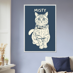 Custom Pet Photo Portrait ”Line Art Marker-style“