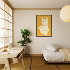 Custom Pet Photo Portrait ”Line Art Marker-style“