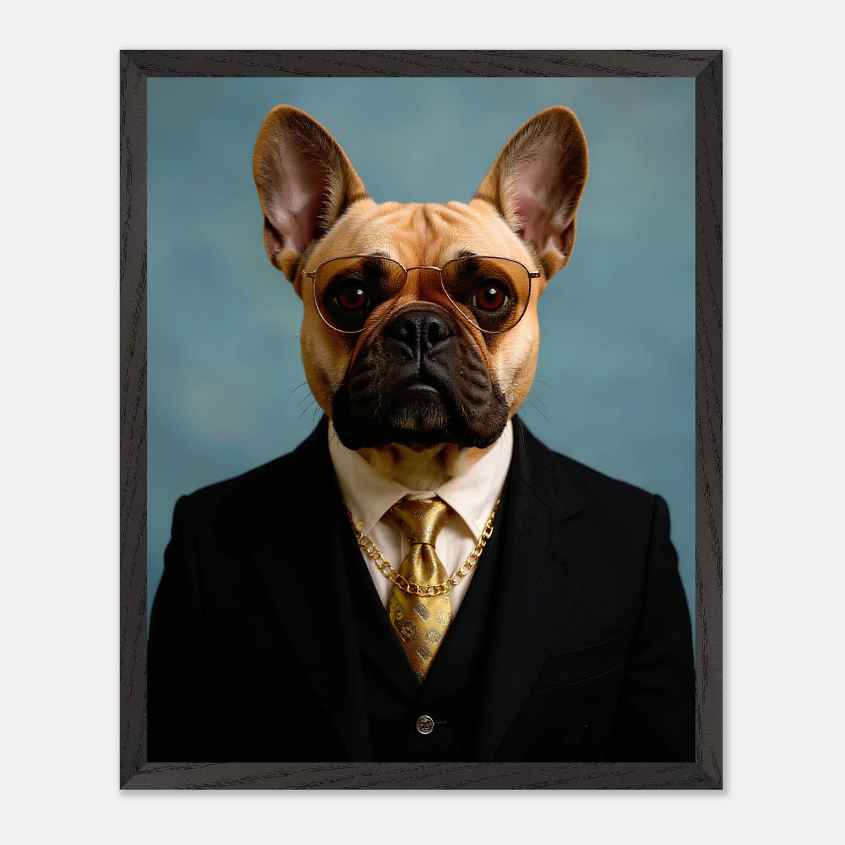 Custom Pet Photo Portrait "Power Dressing"