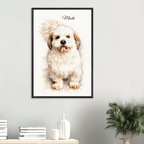 Custom Pet Photo Portrait ”Watercolor 2“