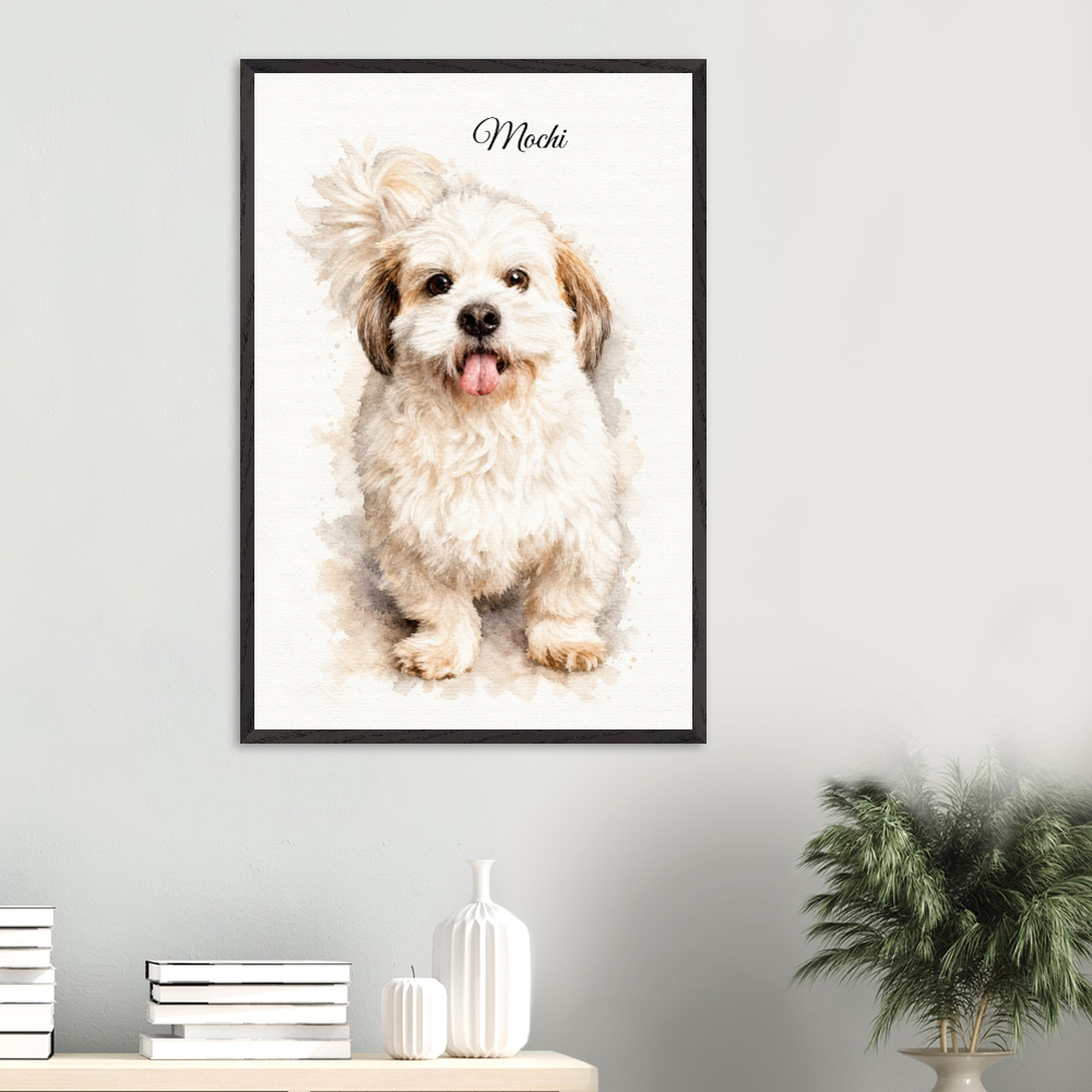 Custom Pet Photo Portrait ”Watercolor 2“