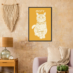 Custom Pet Photo Portrait ”Line Art Marker-style“