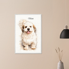 Custom Pet Photo Portrait ”Watercolor 2“