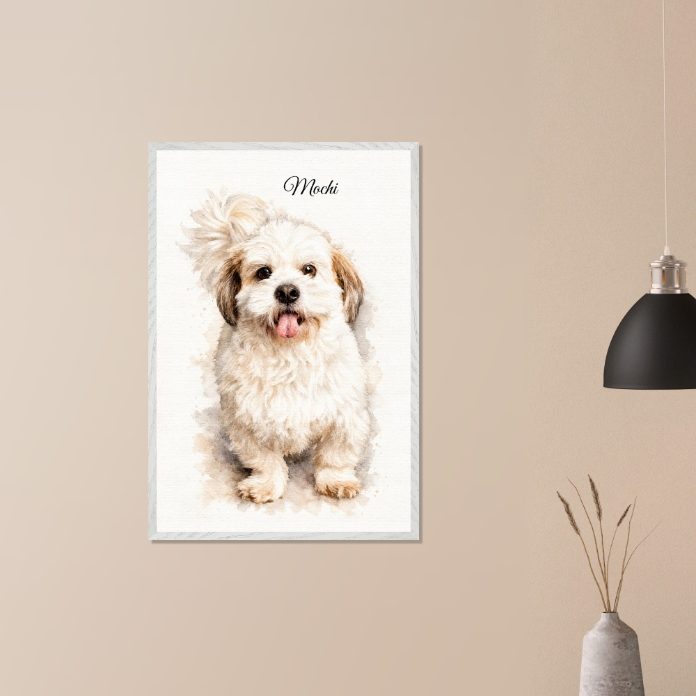 Custom Pet Photo Portrait ”Watercolor 2“