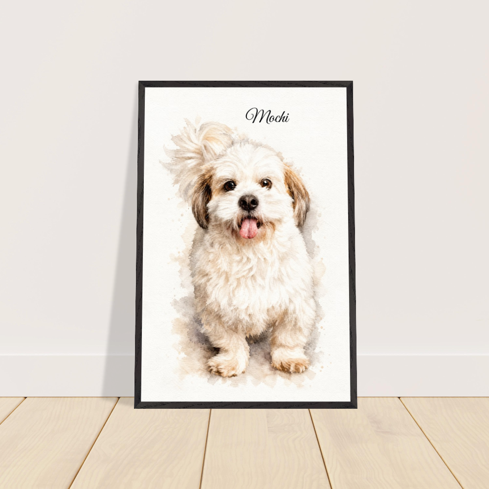 Custom Pet Photo Portrait ”Watercolor 2“